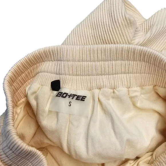 Bo+Tee Womens Slow It Down  Ribbed Lined Joggers Size Small High Rise - Picture 3 of 8